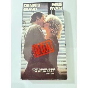 D.O.A. VHS 1988 Dennis Quaid Meg Ryan Touchstone Home Video Stock No 698